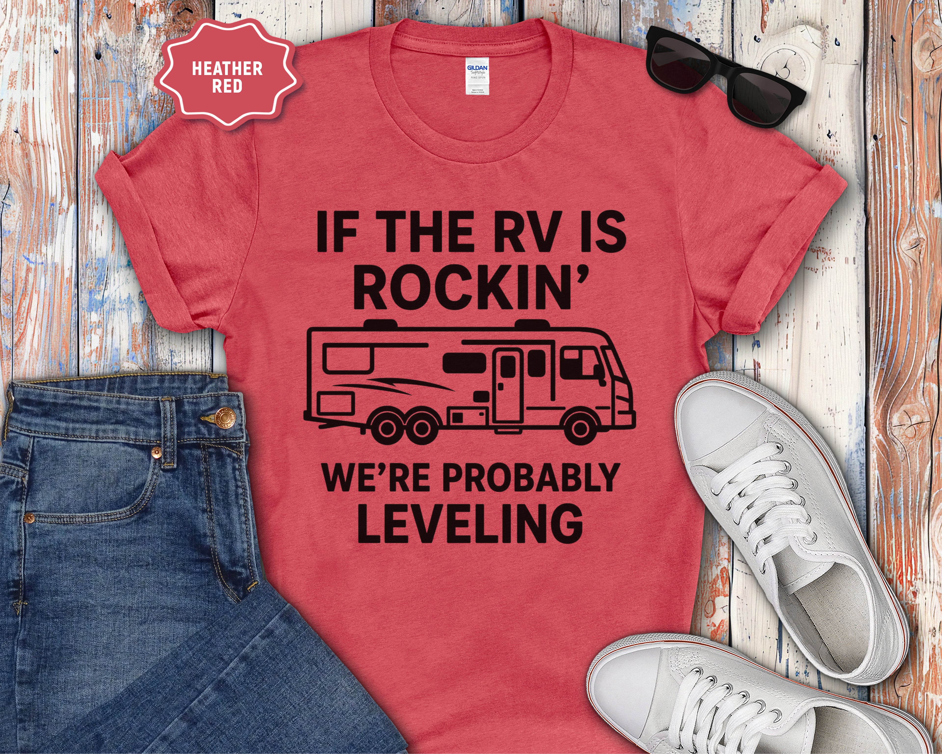 If the RV Is Rockin' We're Probably Leveling T-Shirt