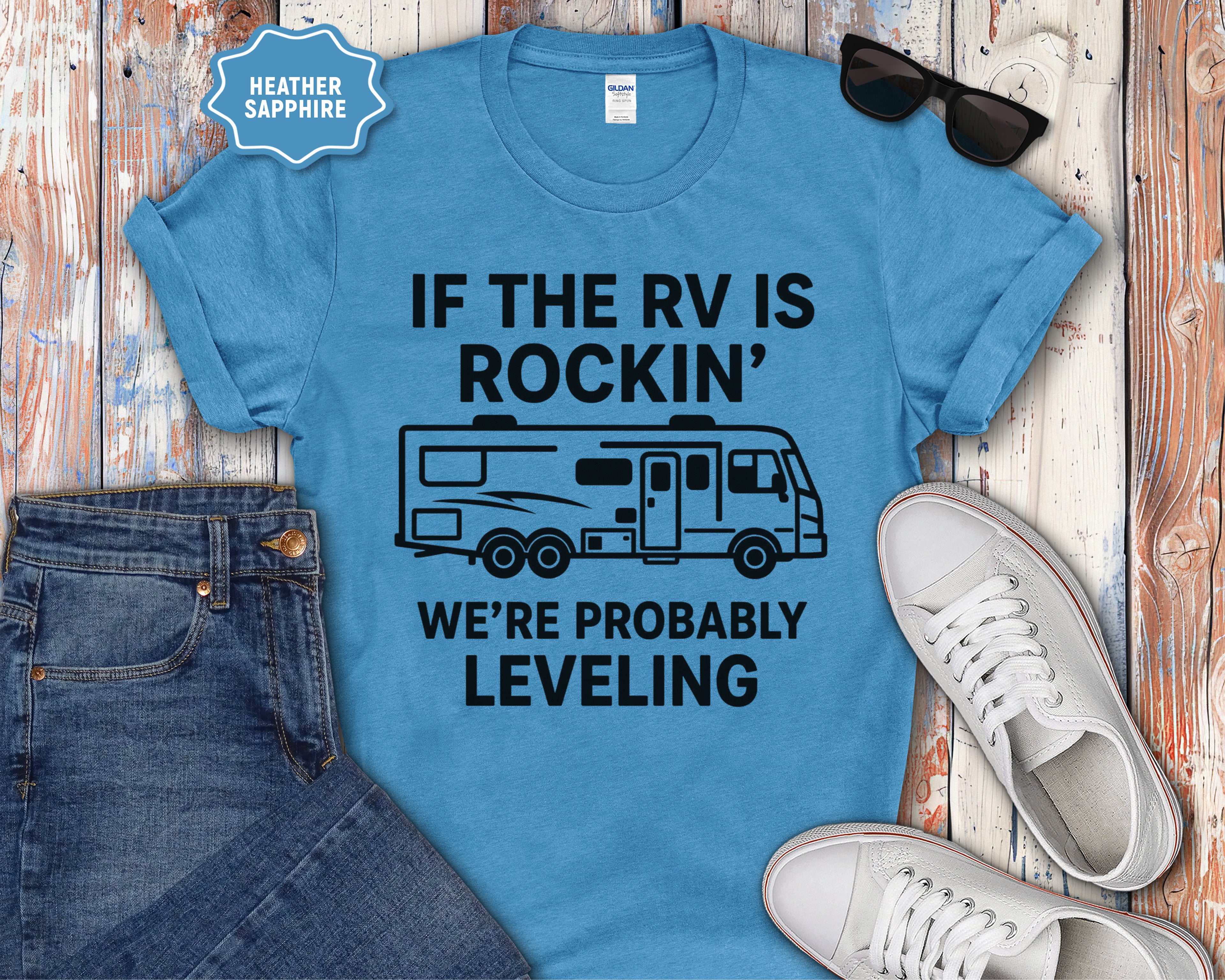 If the RV Is Rockin' We're Probably Leveling T-Shirt