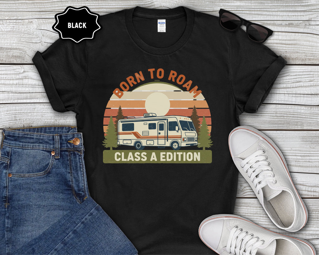 Born to Roam RV Motorhome T-Shirt