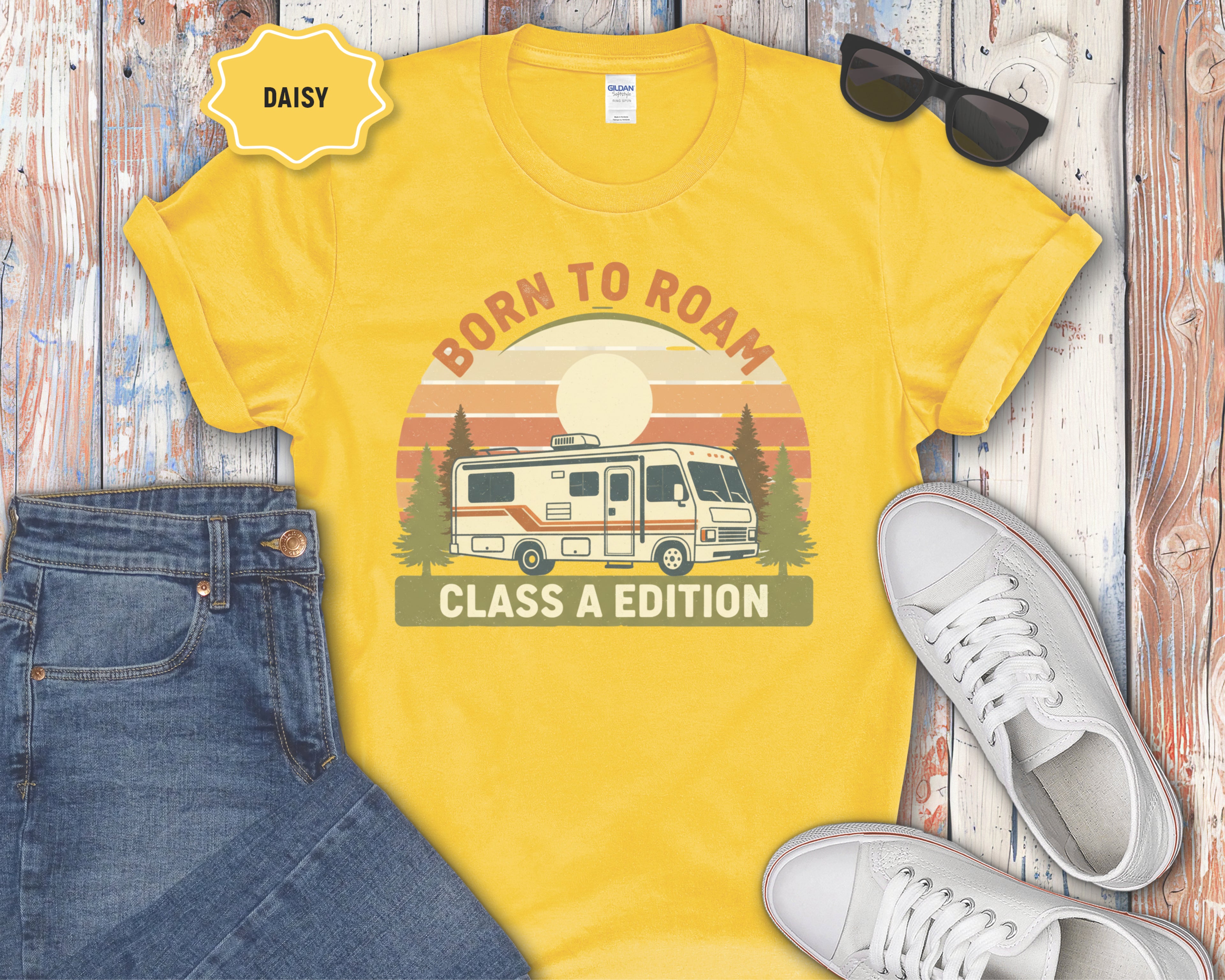 Born to Roam RV Motorhome T-Shirt