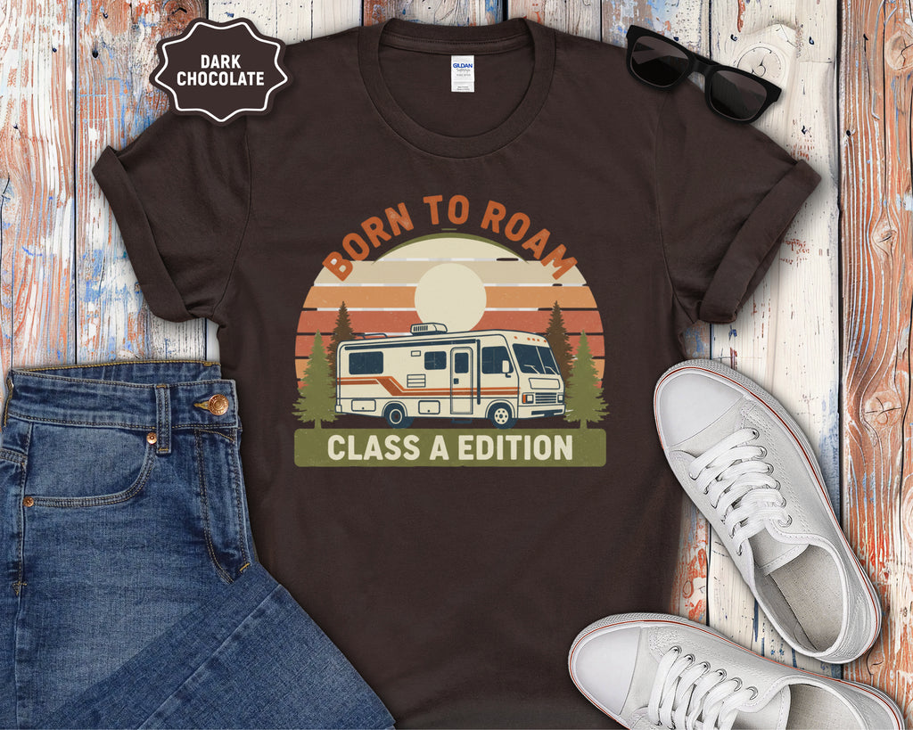 Born to Roam RV Motorhome T-Shirt
