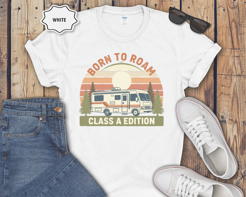 Born to Roam RV Motorhome T-Shirt