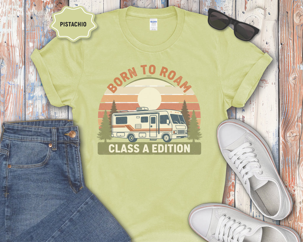 Born to Roam RV Motorhome T-Shirt