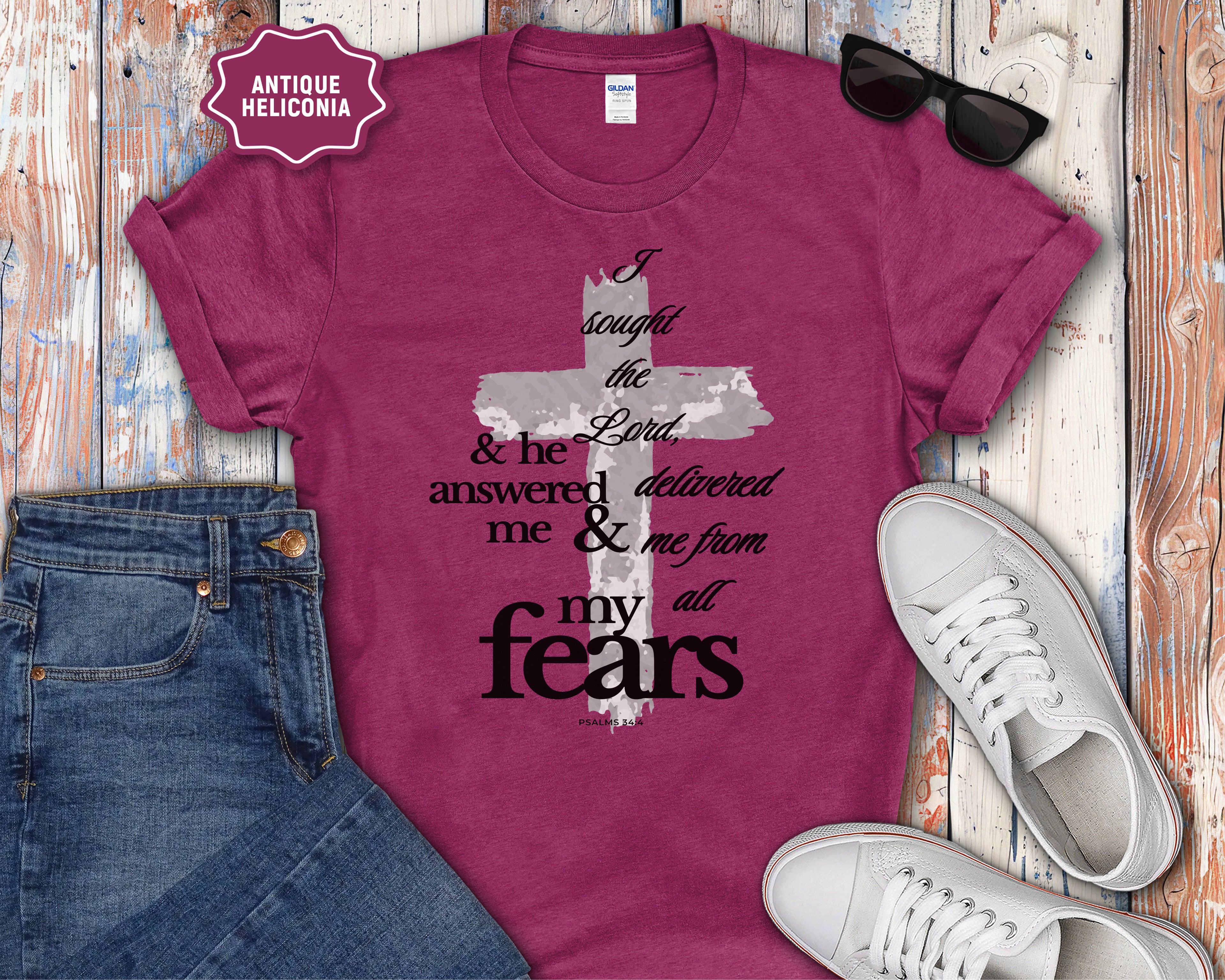 Answered & Delivered Me From My Fears T-Shirt