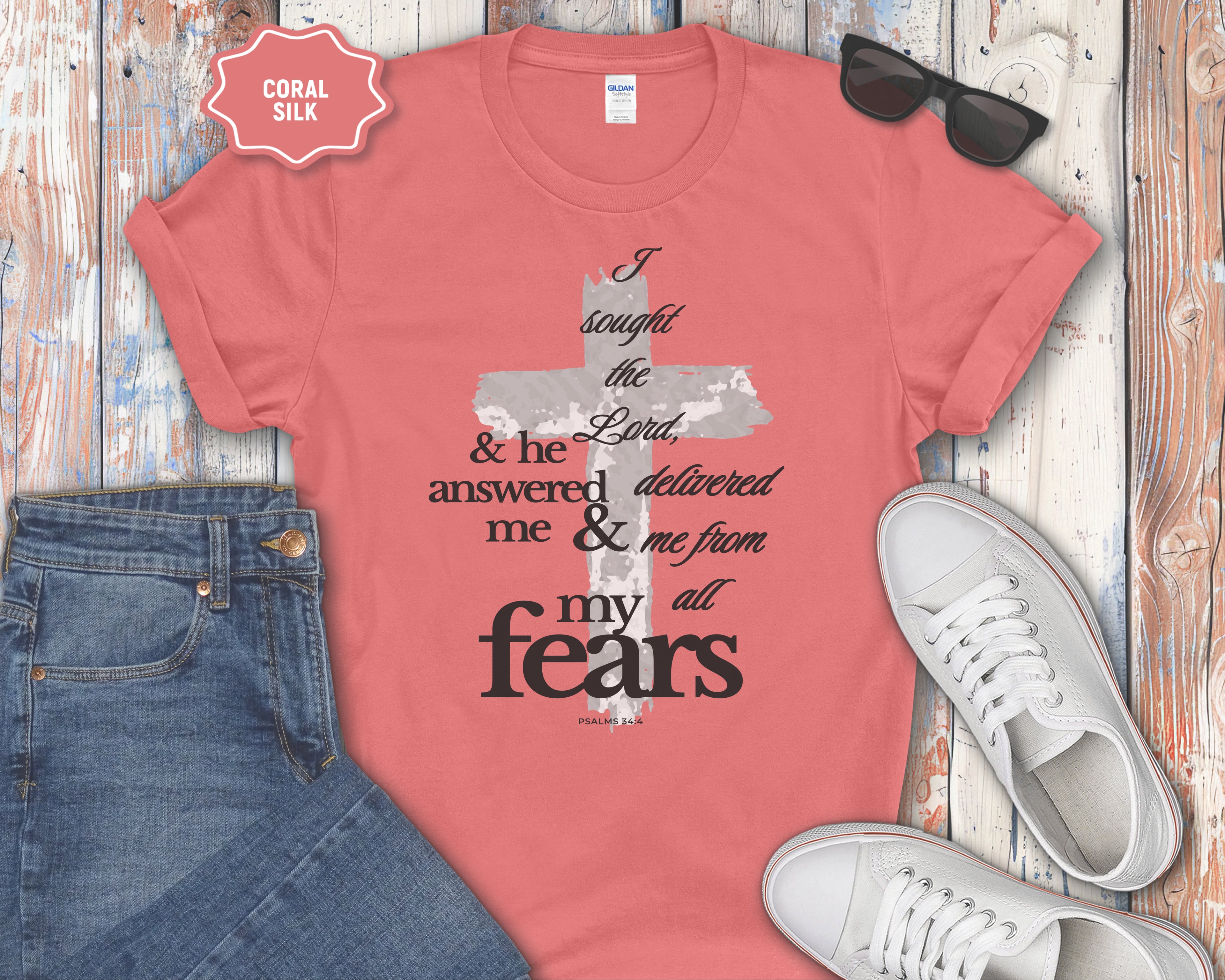 Answered & Delivered Me From My Fears T-Shirt
