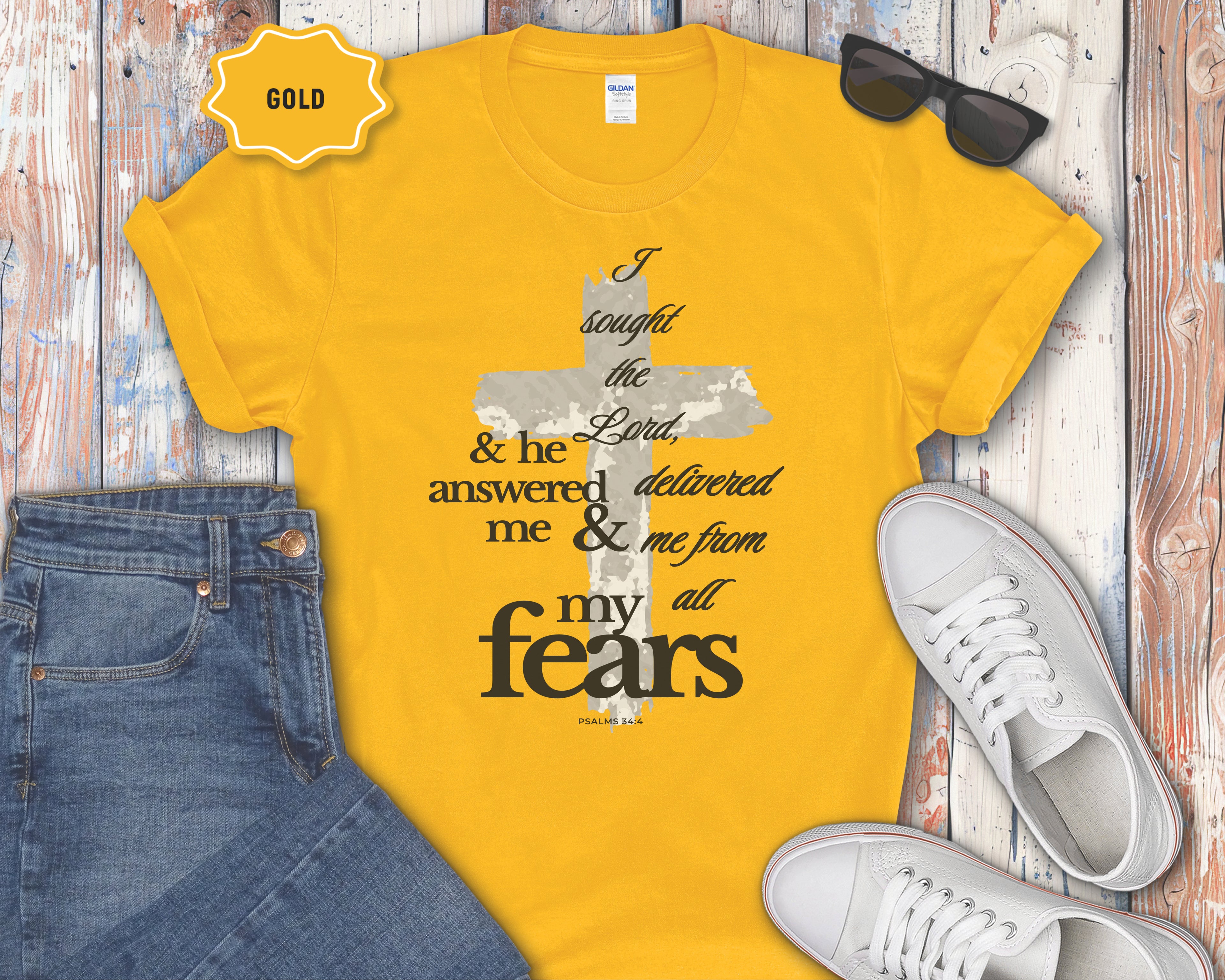 Answered & Delivered Me From My Fears T-Shirt