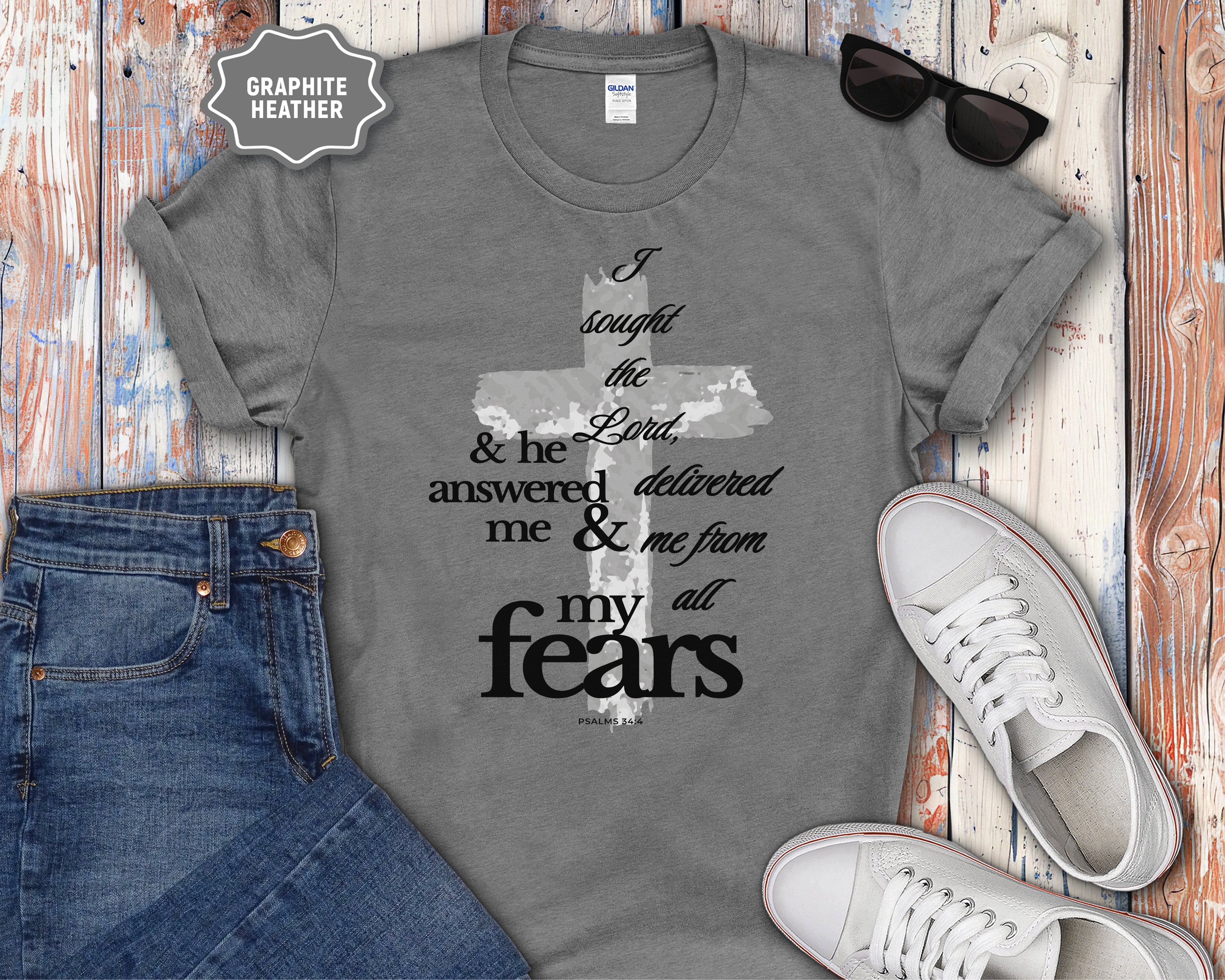 Answered & Delivered Me From My Fears T-Shirt