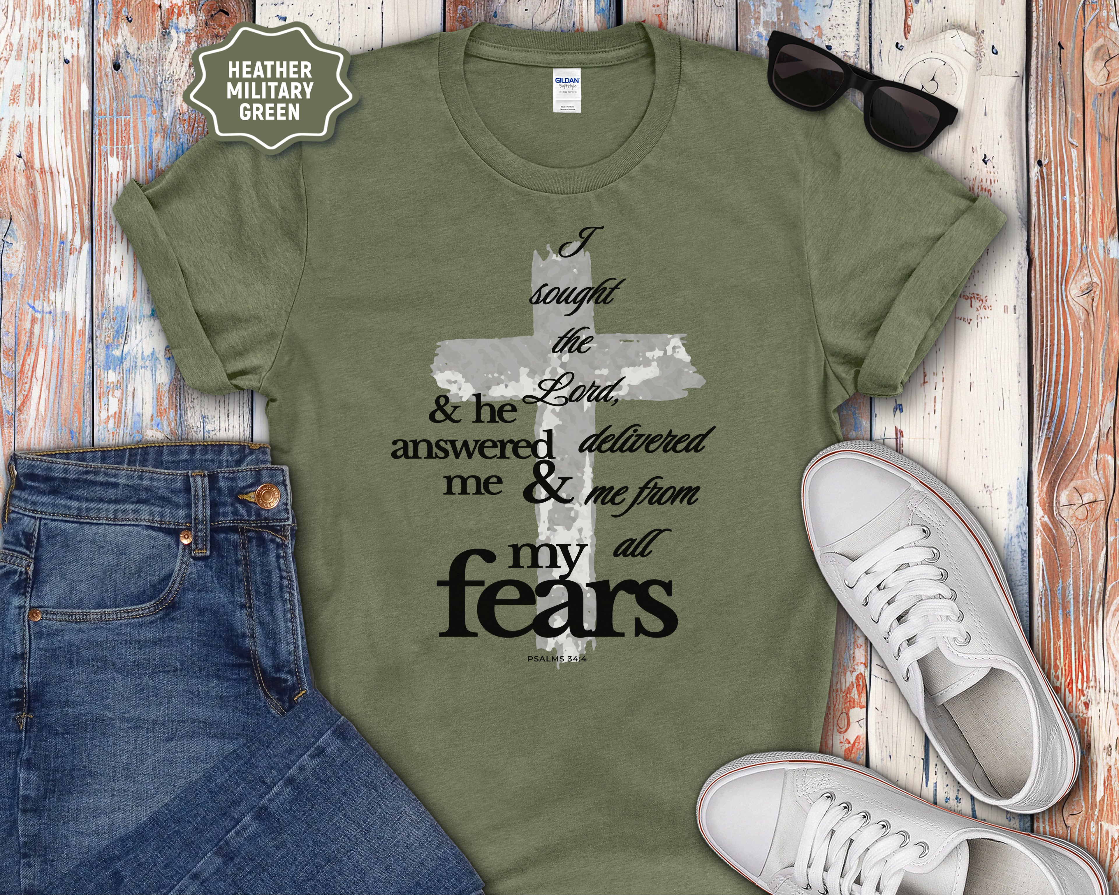Answered & Delivered Me From My Fears T-Shirt