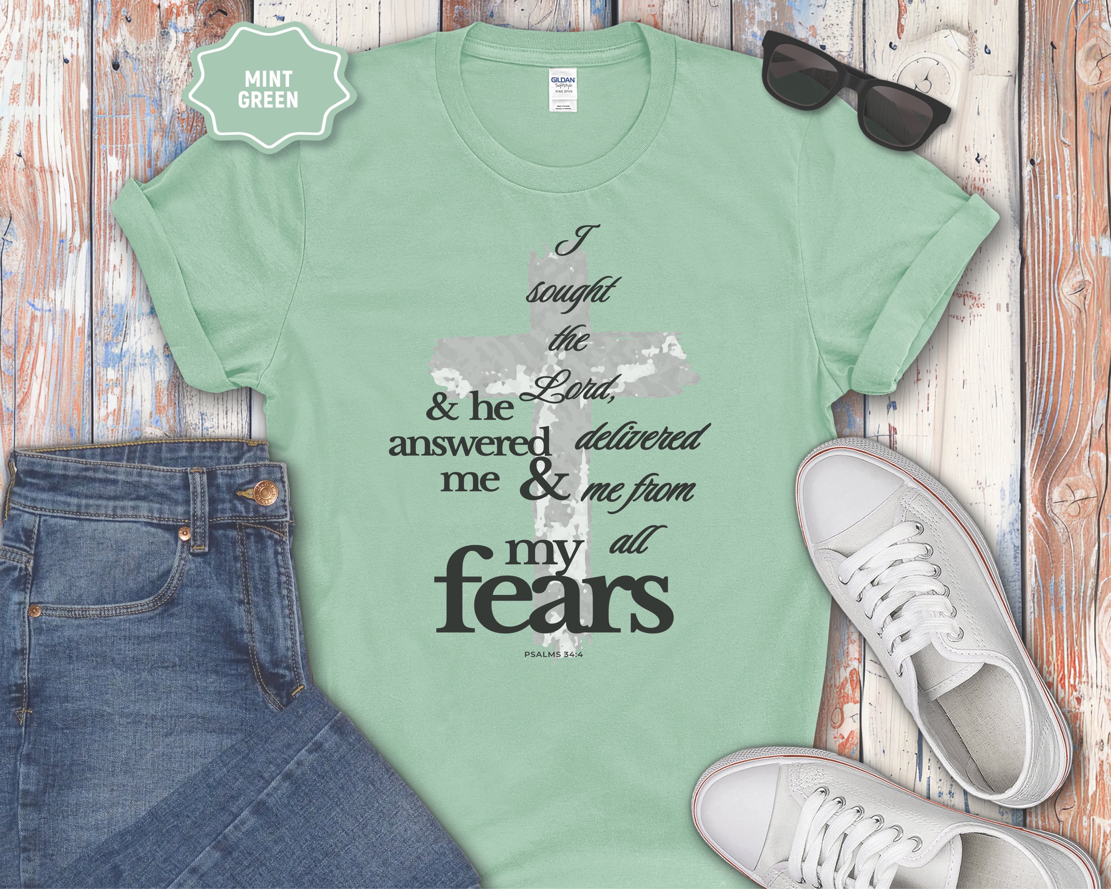 Answered & Delivered Me From My Fears T-Shirt