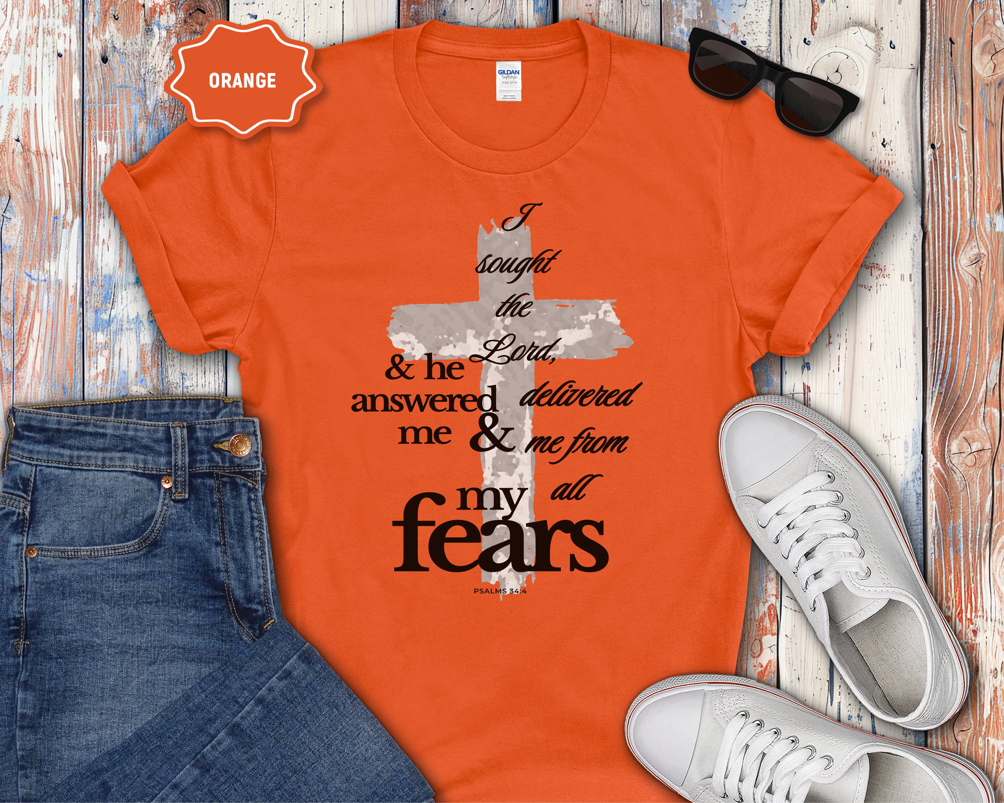 Answered & Delivered Me From My Fears T-Shirt