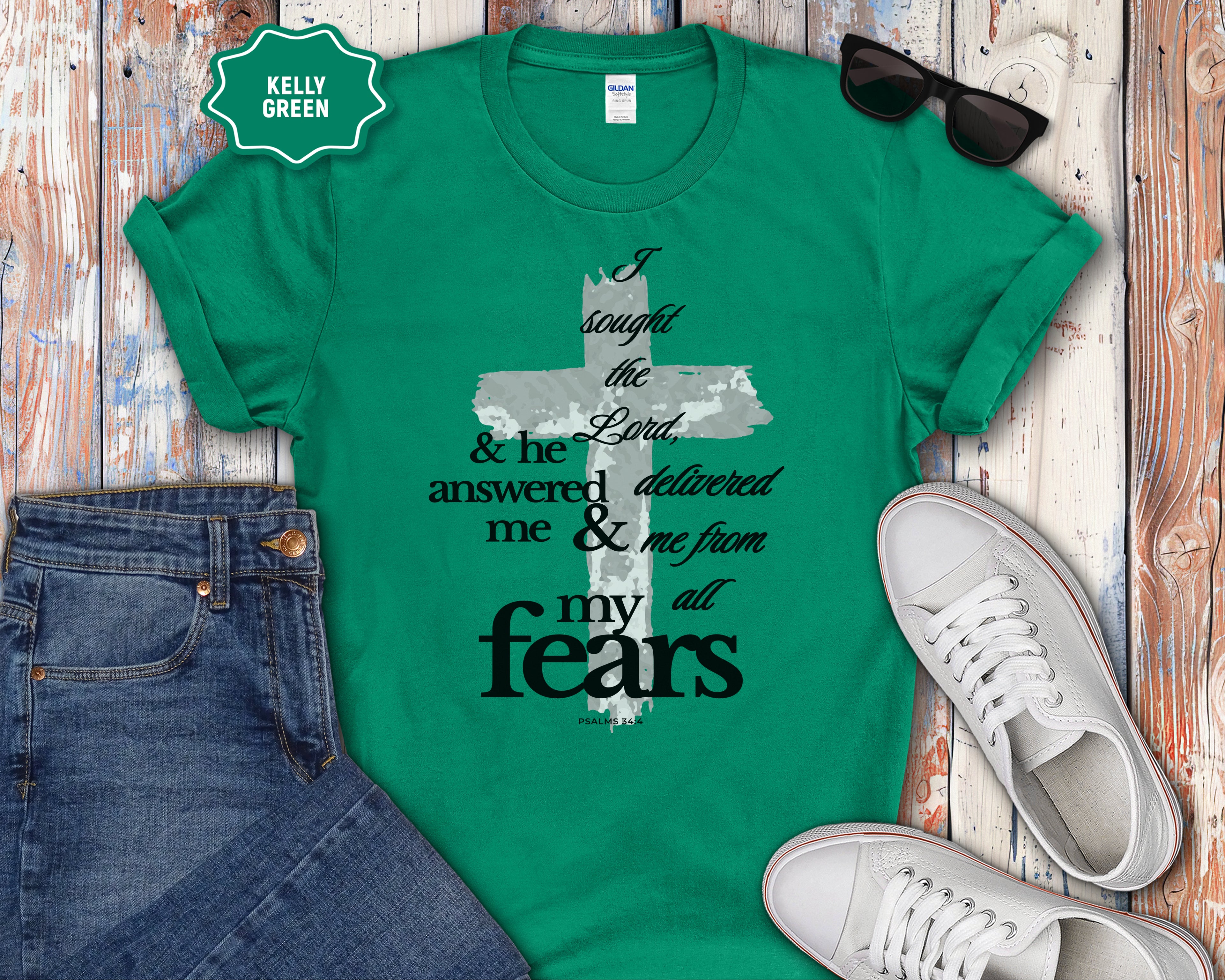 Answered & Delivered Me From My Fears T-Shirt
