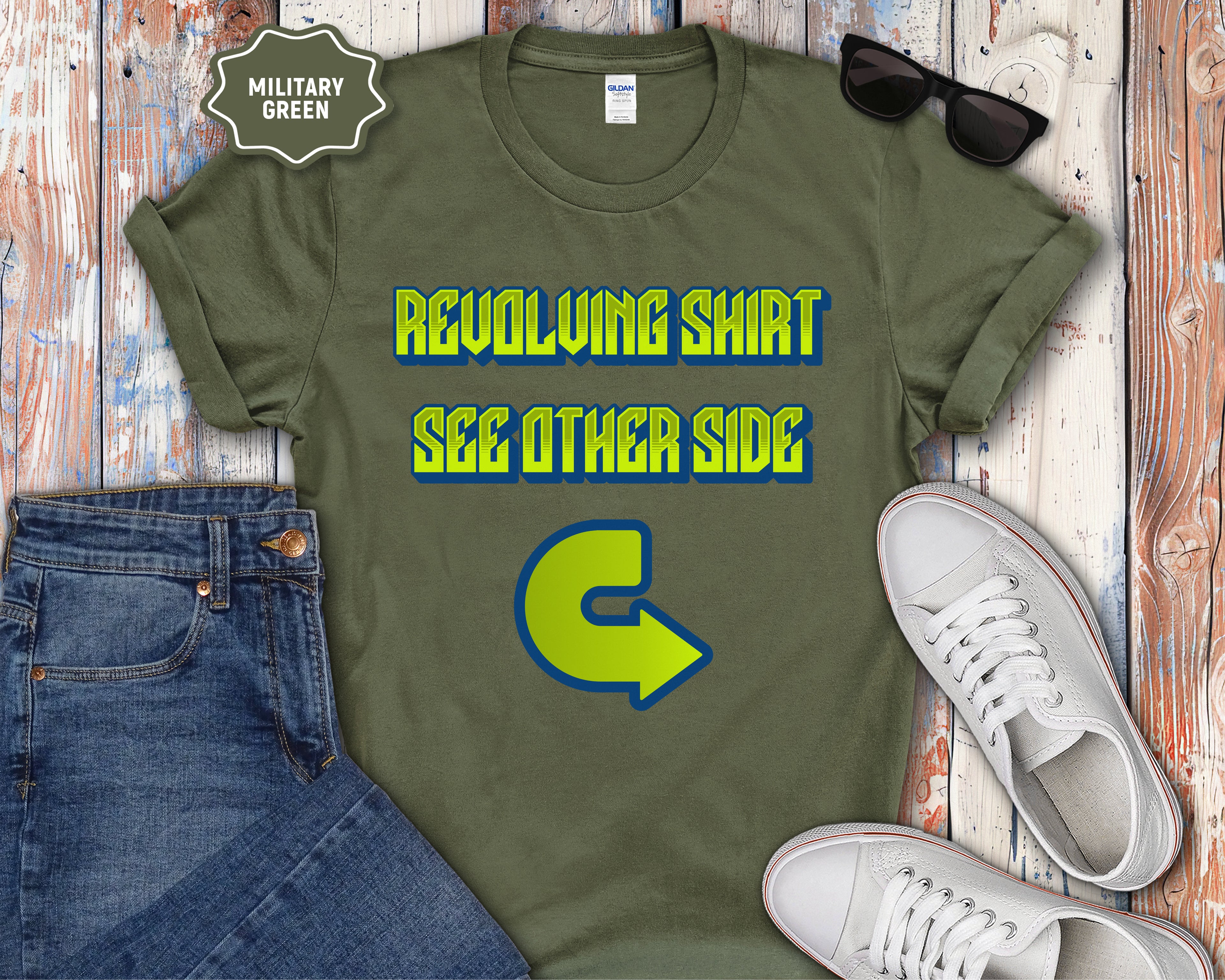 Revolving Shirt See Other Side T-Shirt