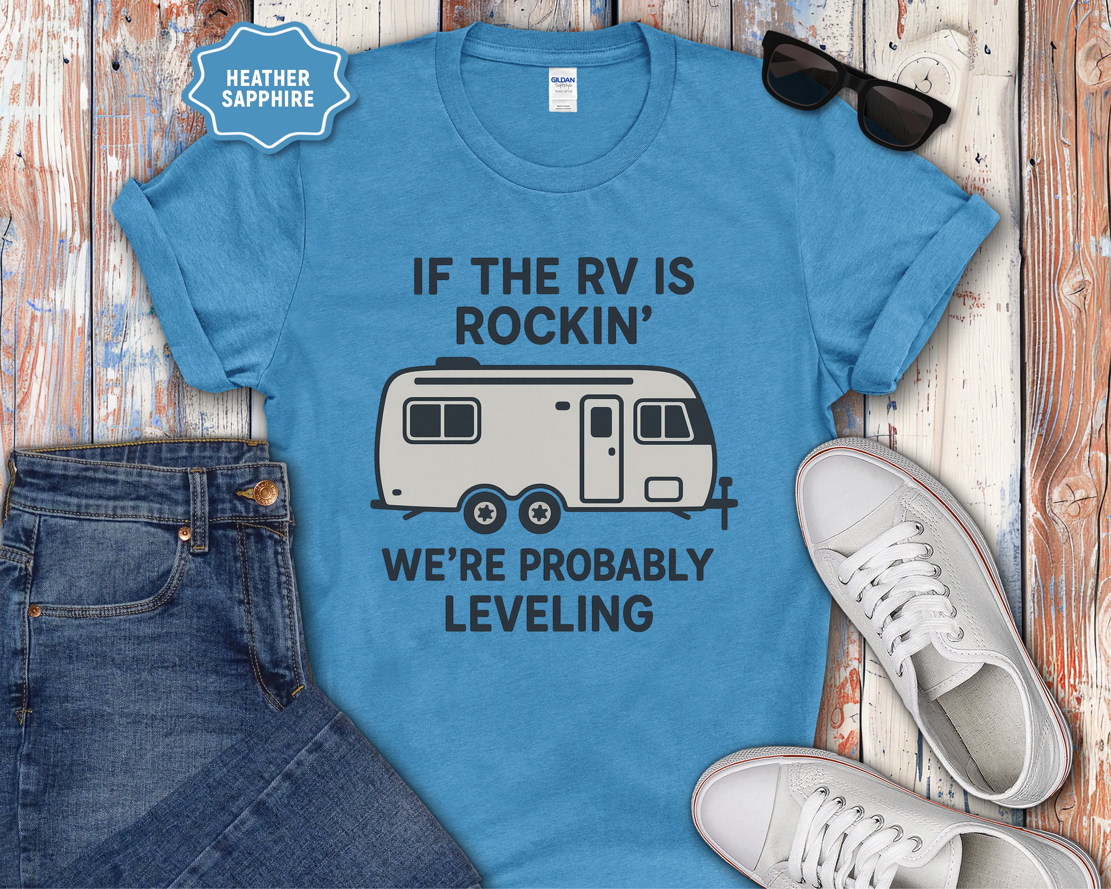 If the RV Is Rockin' We're Probably Leveling T-Shirt