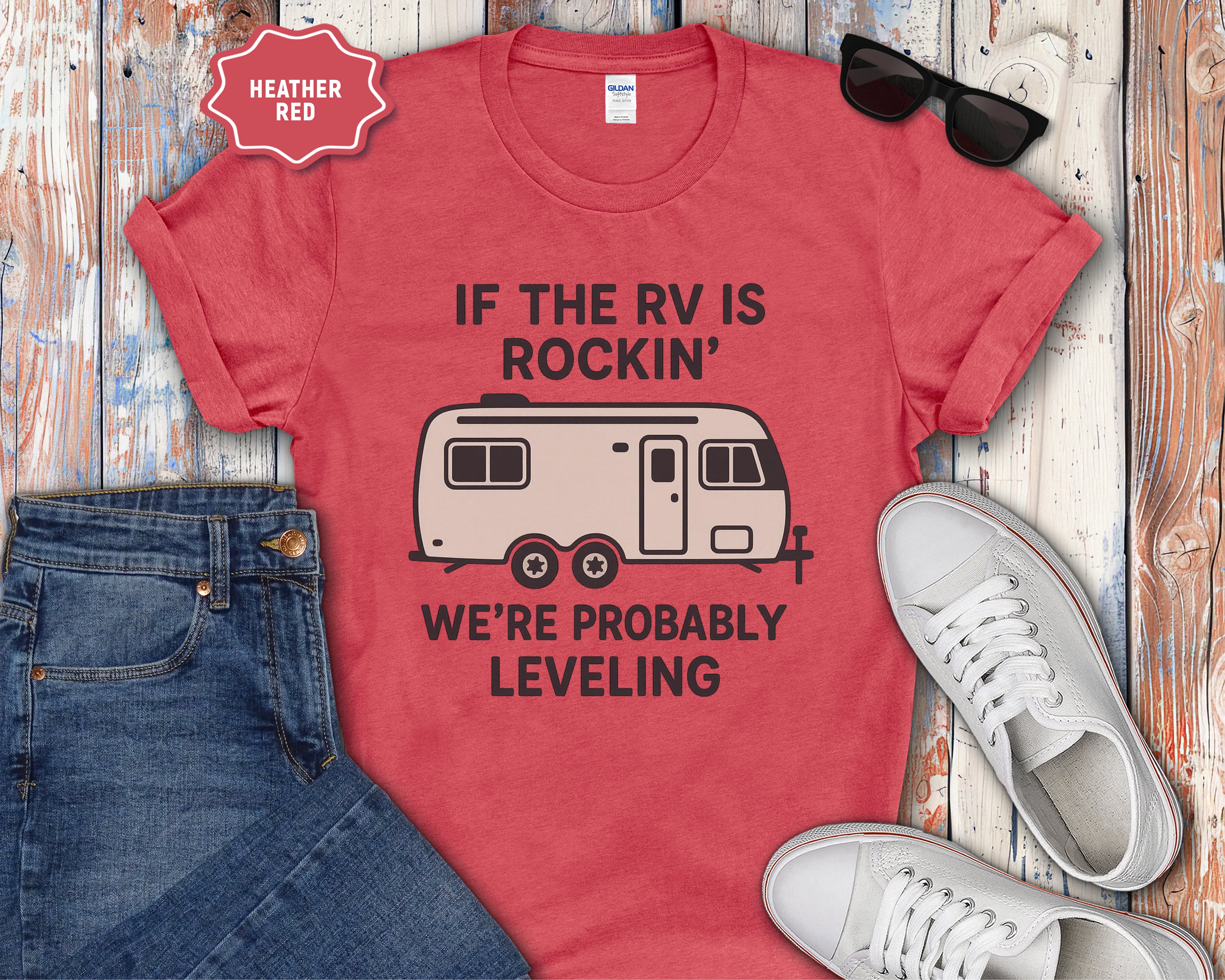 If the RV Is Rockin' We're Probably Leveling T-Shirt