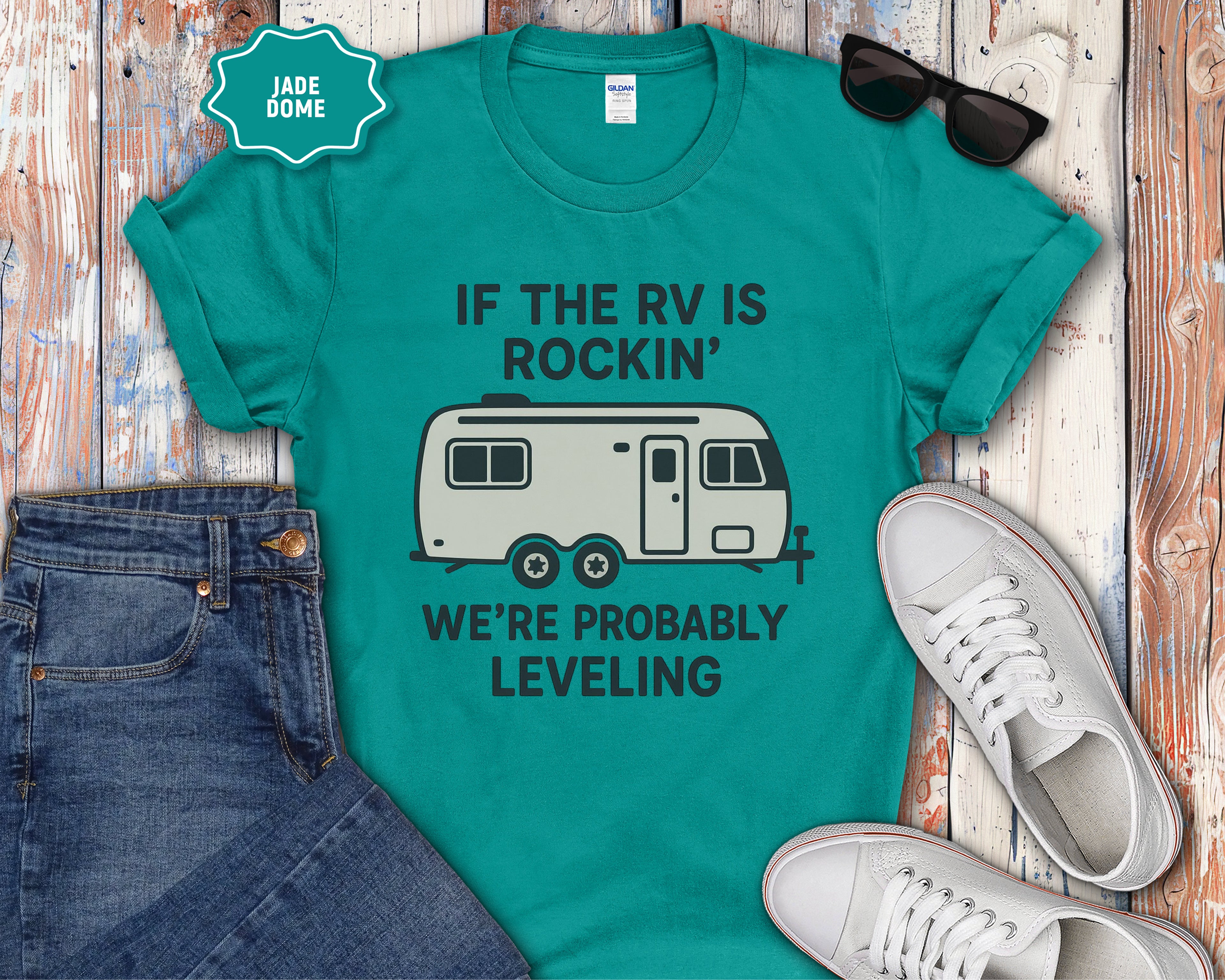 If the RV Is Rockin' We're Probably Leveling T-Shirt