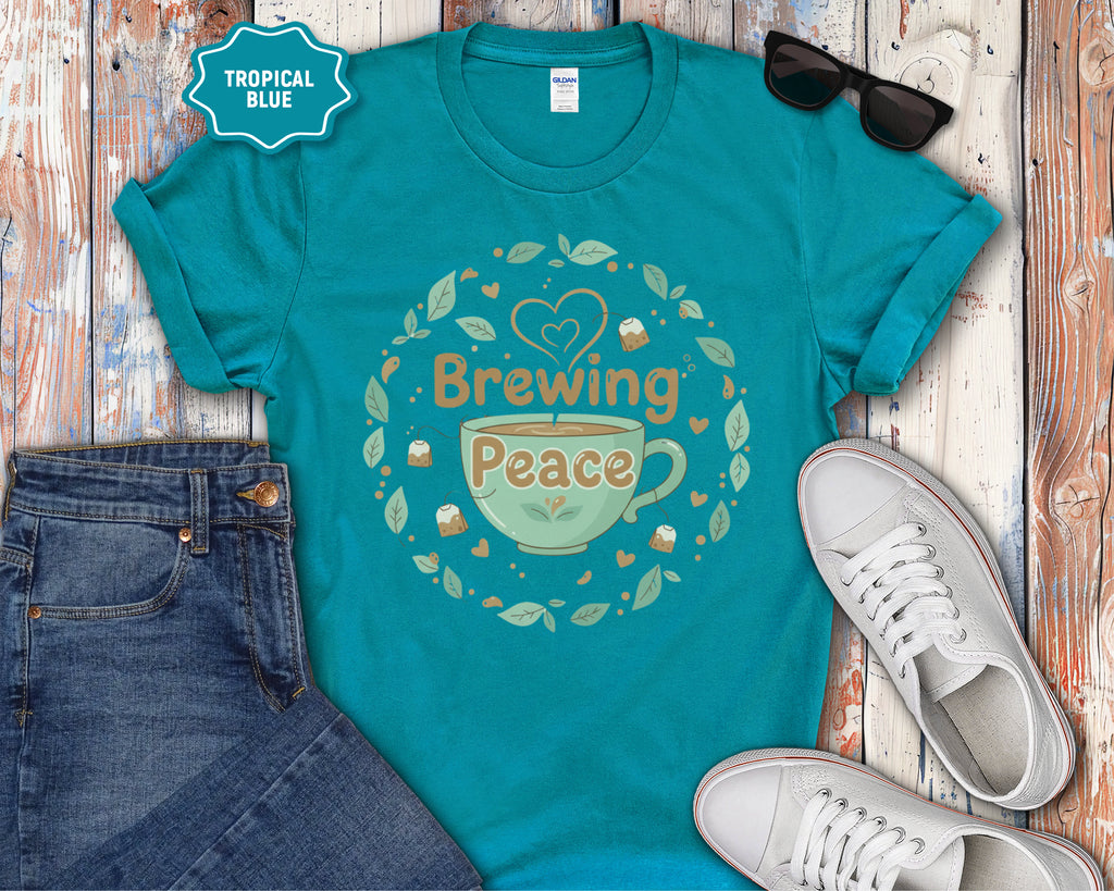 Brewing Peace tea Cup T-Shirt