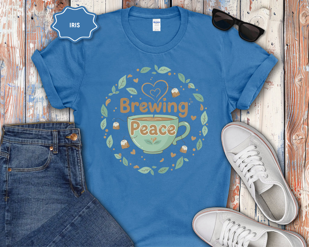 Brewing Peace tea Cup T-Shirt