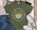 Brewing Peace tea Cup T-Shirt