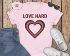 Love Hard heart graphic T-Shirt