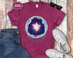 Healing Begins Within Star Heart Galaxy T-Shirt