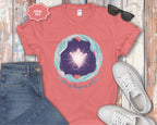 Healing Begins Within Star Heart Galaxy T-Shirt