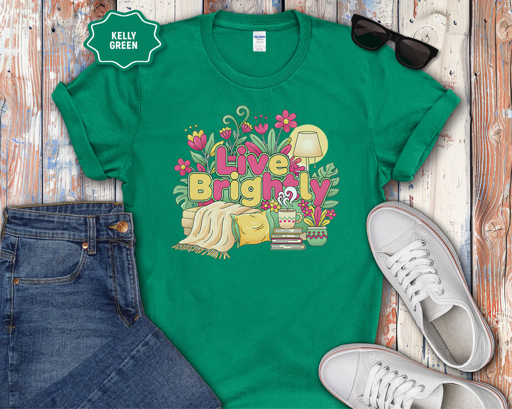 Live Brightly graphic T-Shirt