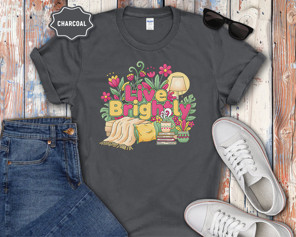 Live Brightly graphic T-Shirt