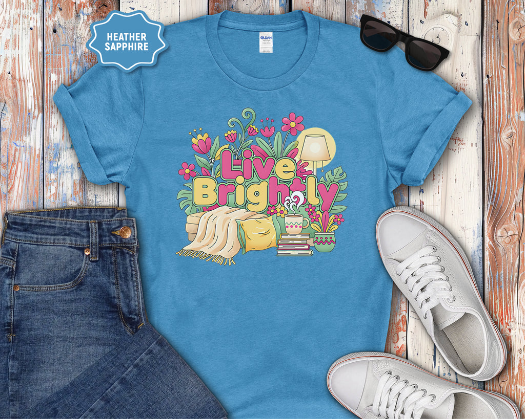 Live Brightly graphic T-Shirt