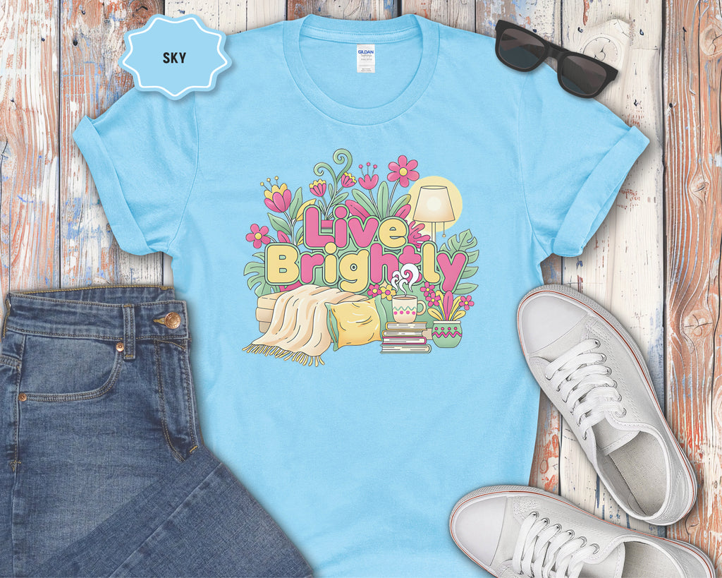 Live Brightly graphic T-Shirt