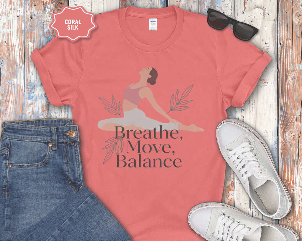 Breathe Move Balance Yoga T-Shirt