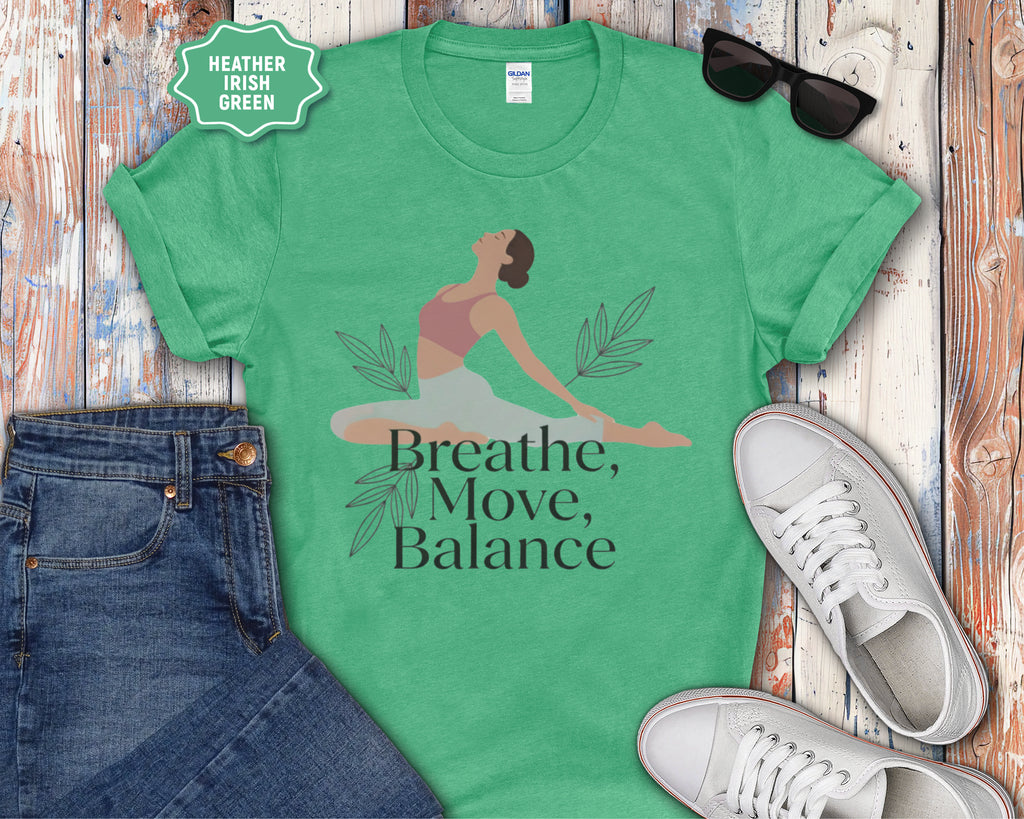 Breathe Move Balance Yoga T-Shirt