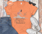 Breathe Move Balance Yoga T-Shirt