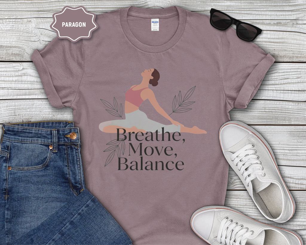 Breathe Move Balance Yoga T-Shirt