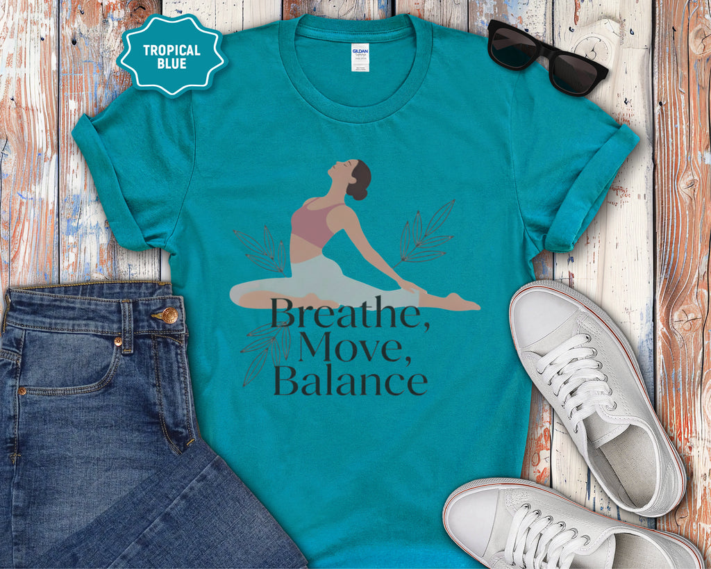 Breathe Move Balance Yoga T-Shirt