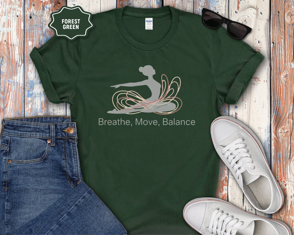 Breathe Move Balance Yoga T-Shirt