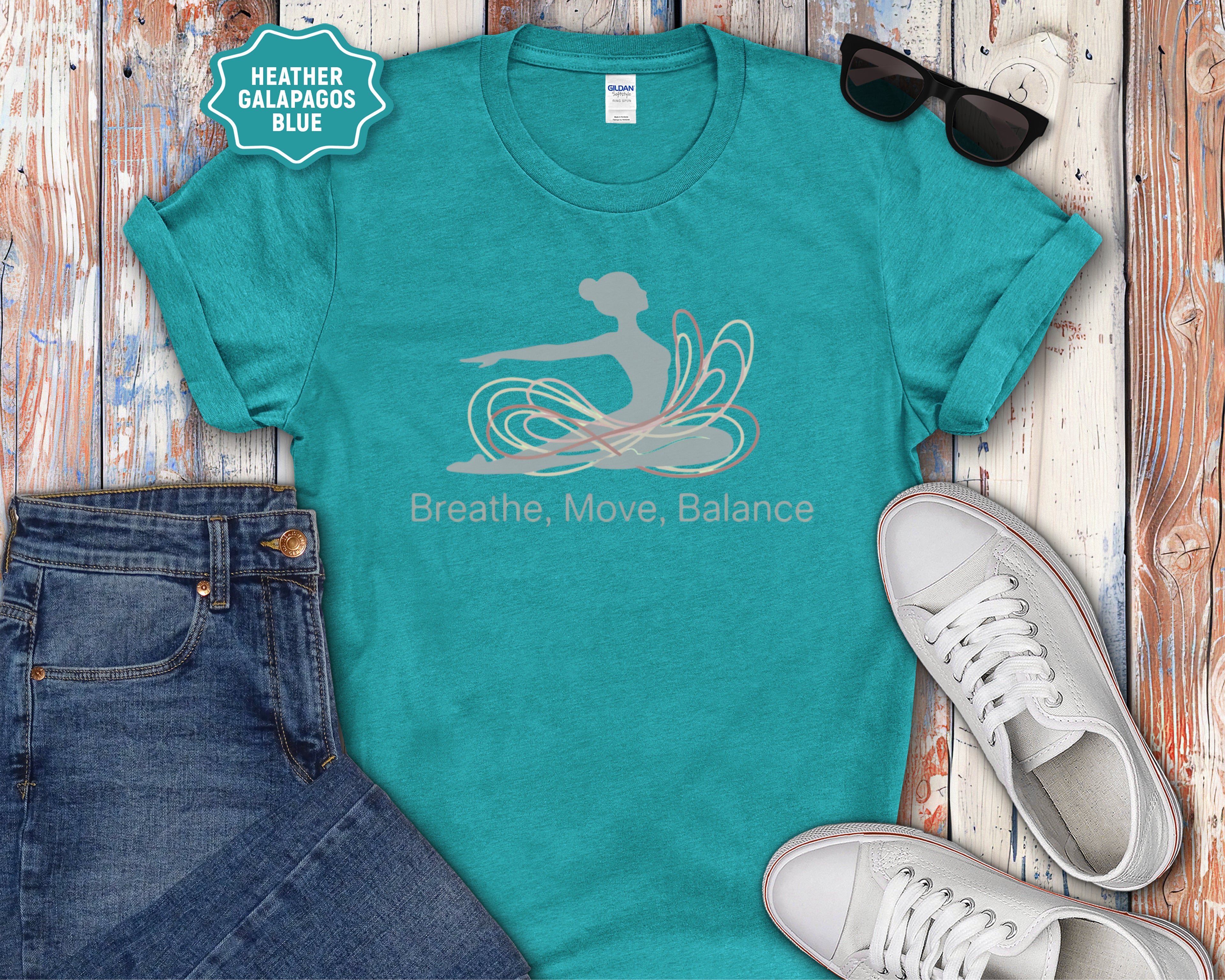 Breathe Move Balance Yoga T-Shirt