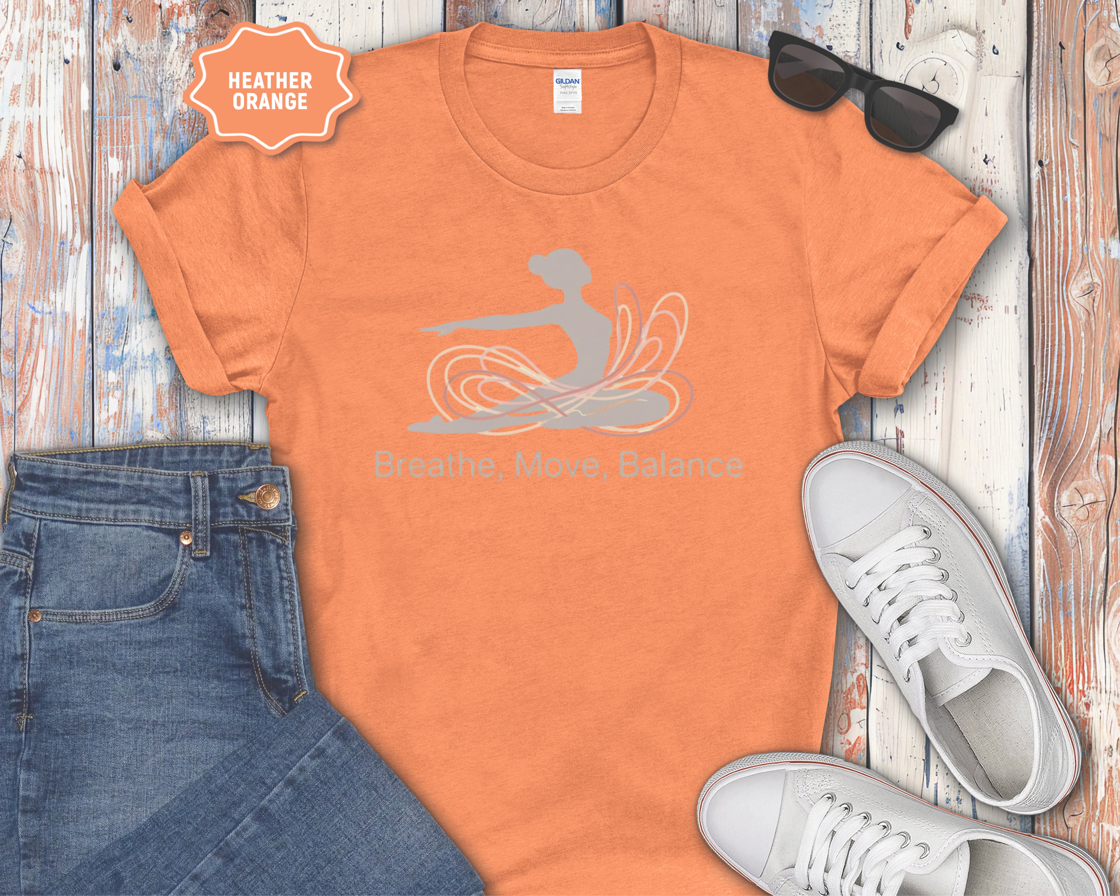 Breathe Move Balance Yoga T-Shirt