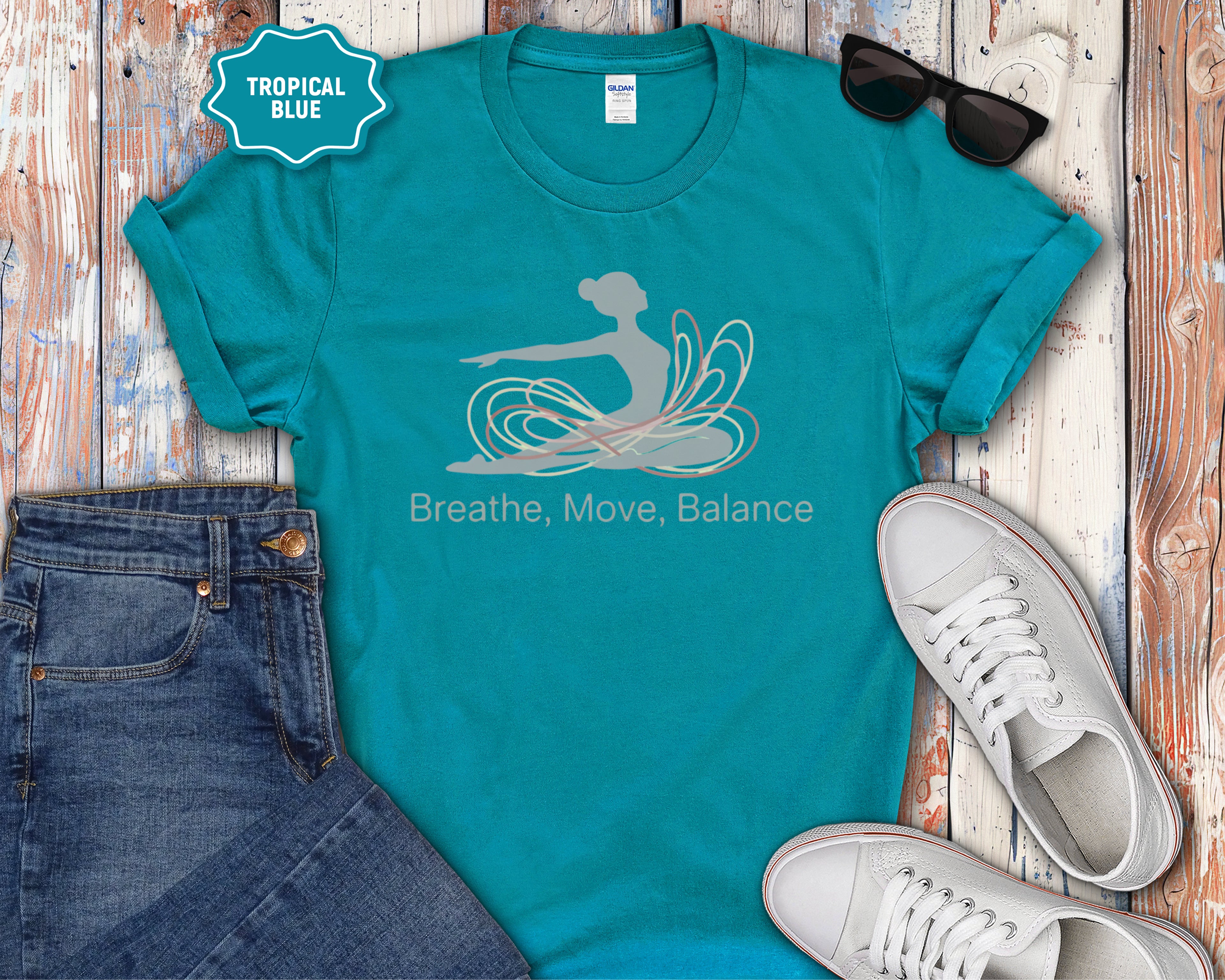 Breathe Move Balance Yoga T-Shirt
