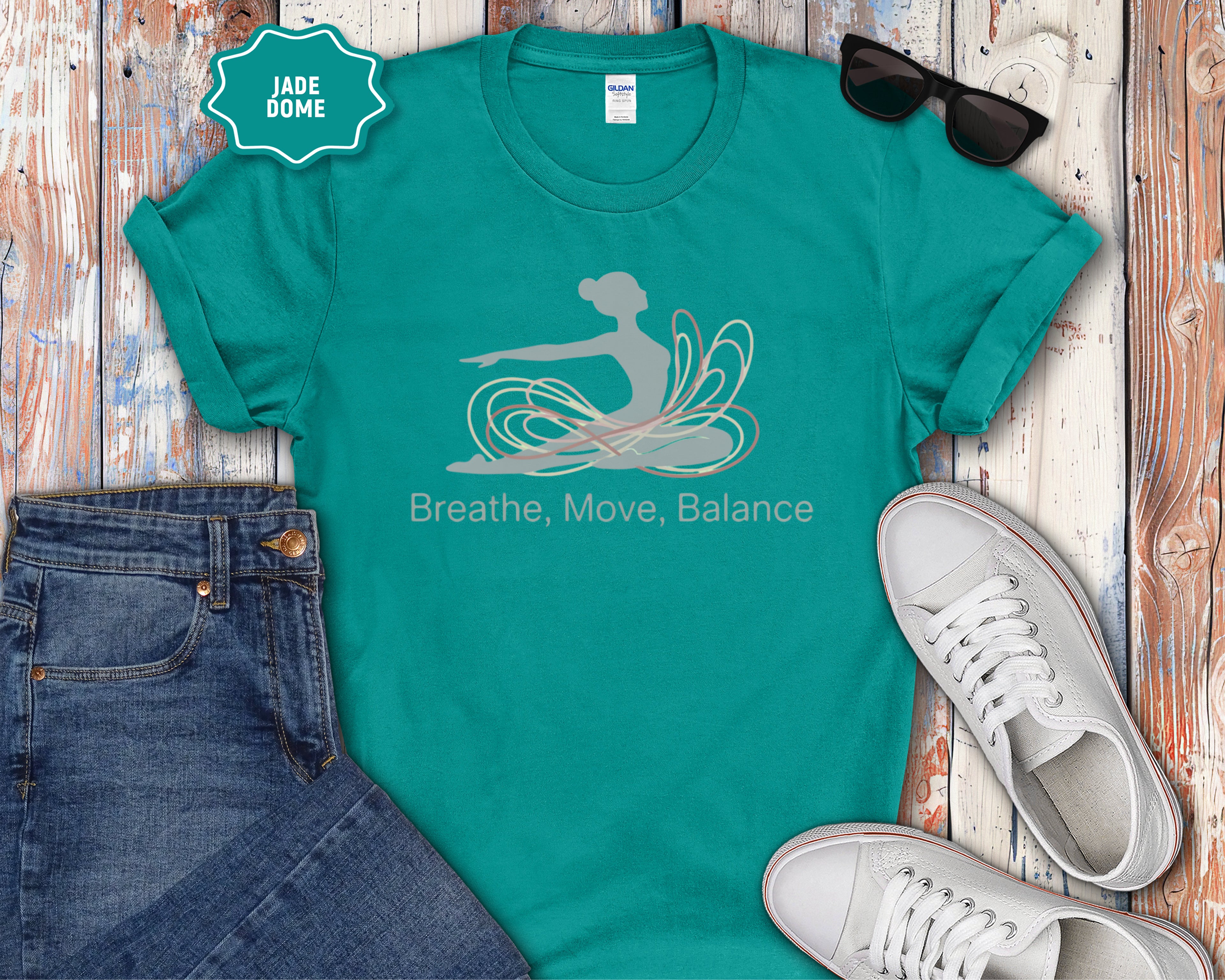 Breathe Move Balance Yoga T-Shirt