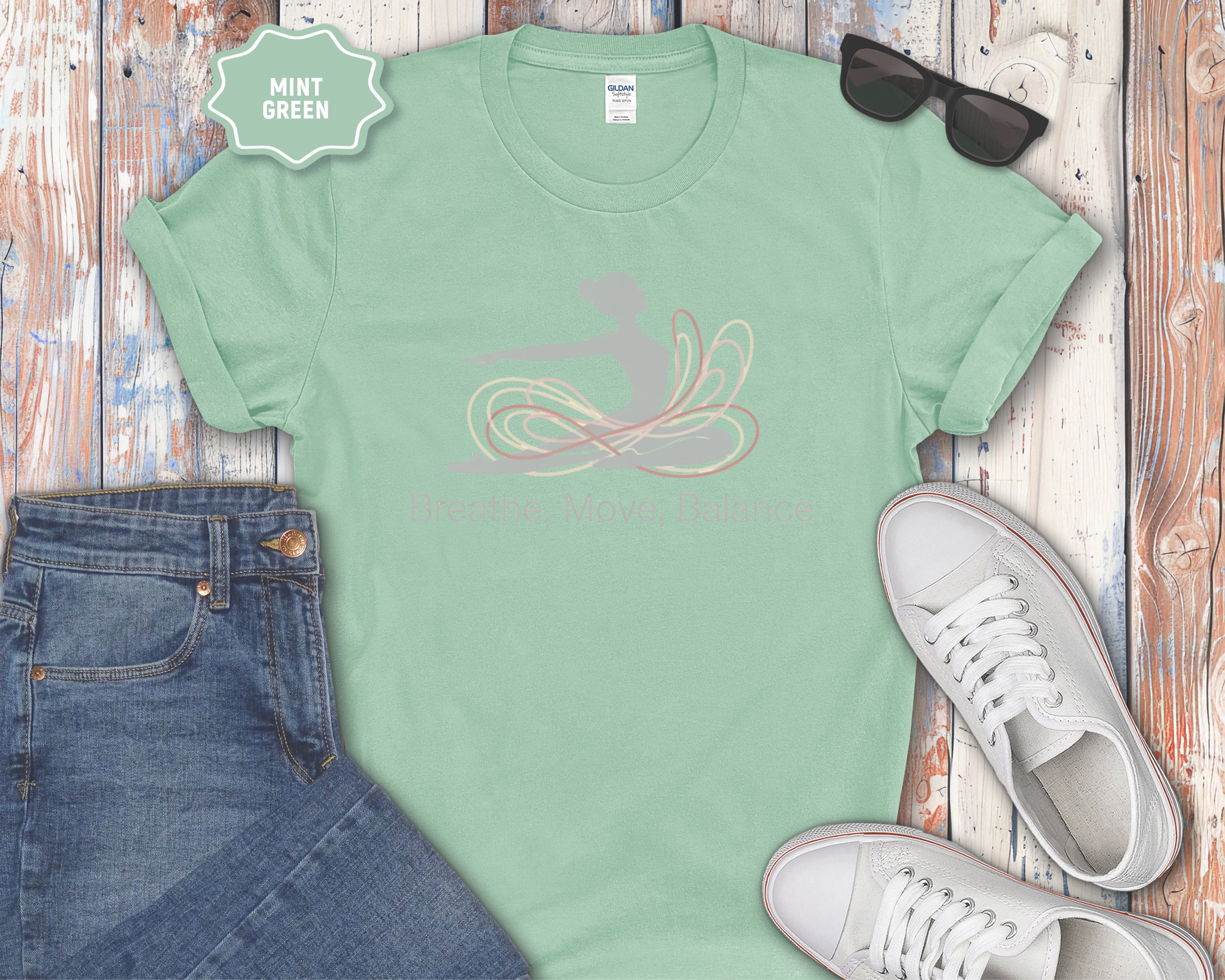 Breathe Move Balance Yoga T-Shirt