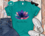 Peace Over Panic lotus flower T-Shirt