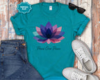 Peace Over Panic lotus flower T-Shirt