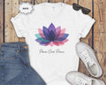 Peace Over Panic lotus flower T-Shirt