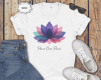 Peace Over Panic lotus flower T-Shirt