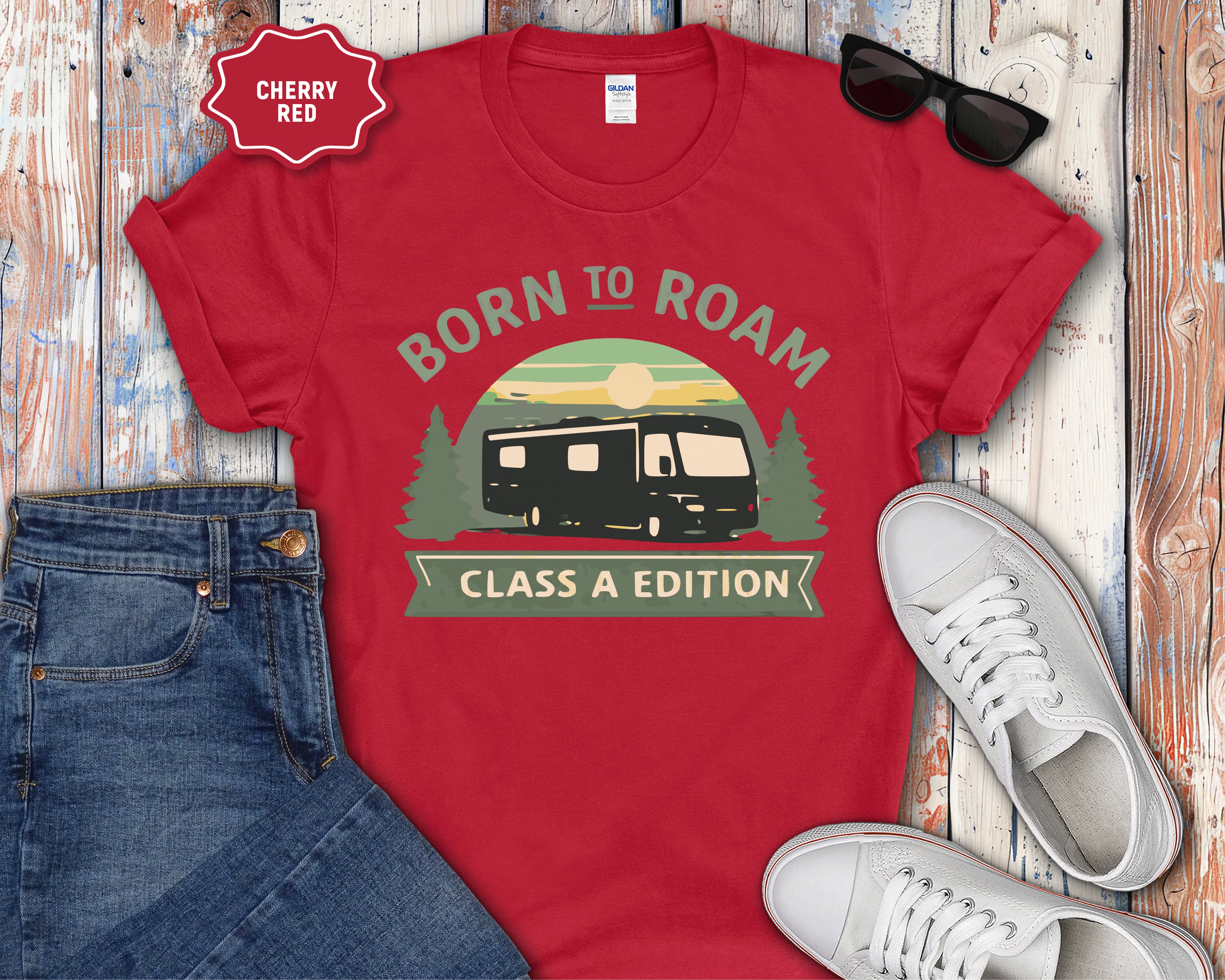 Born to Roam RV camper T-Shirt