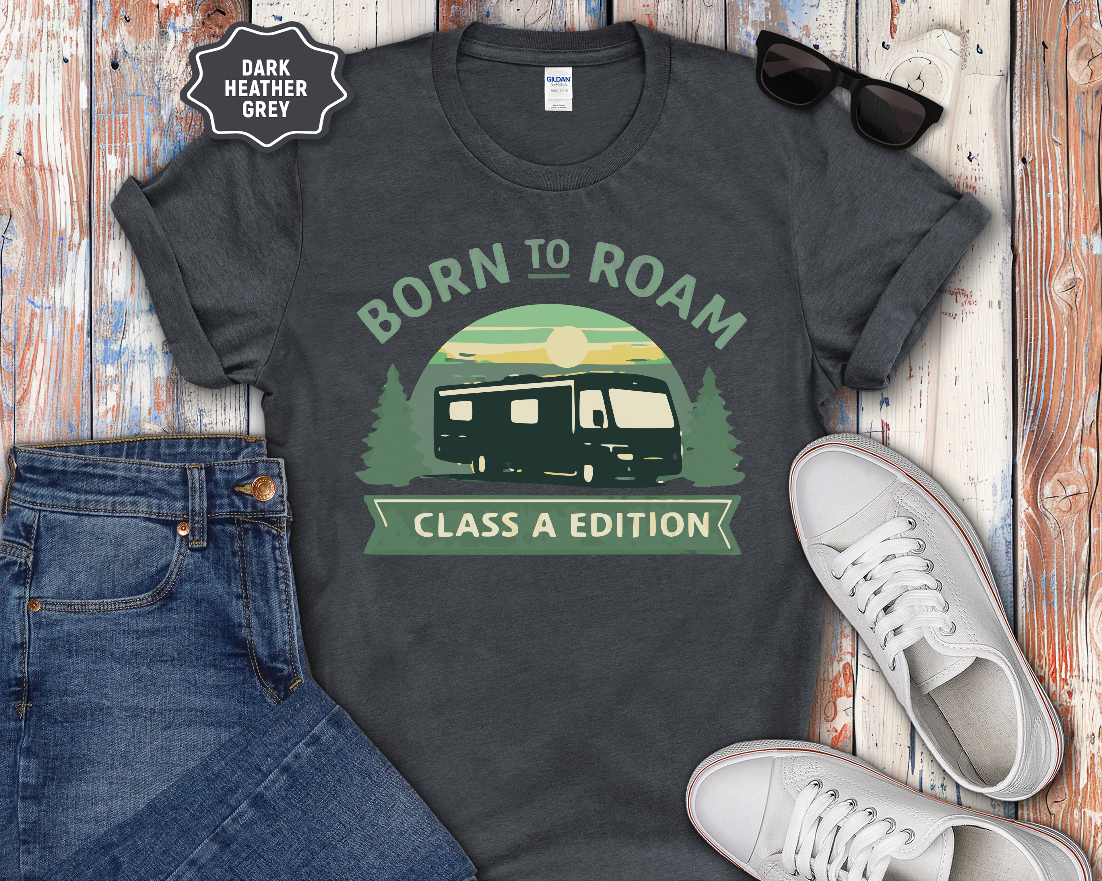 Born to Roam RV camper T-Shirt