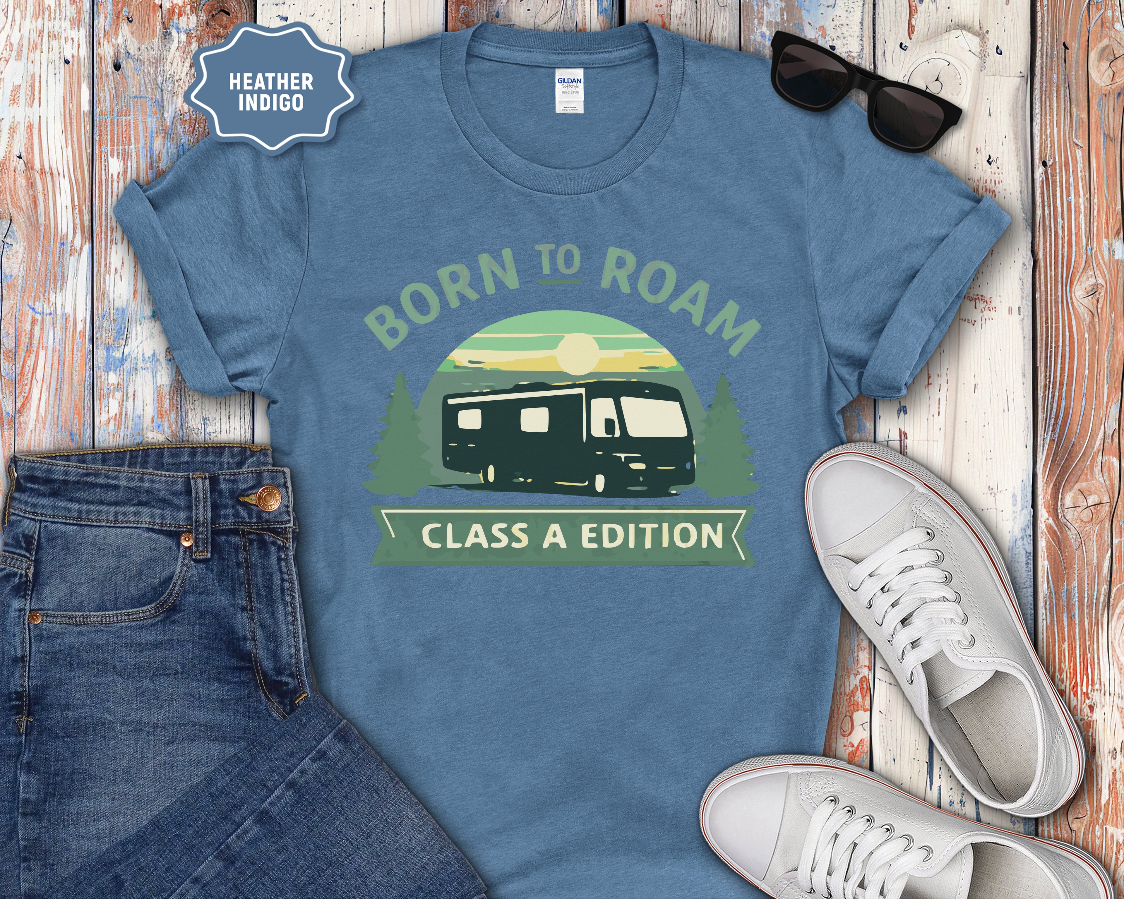 Born to Roam RV camper T-Shirt