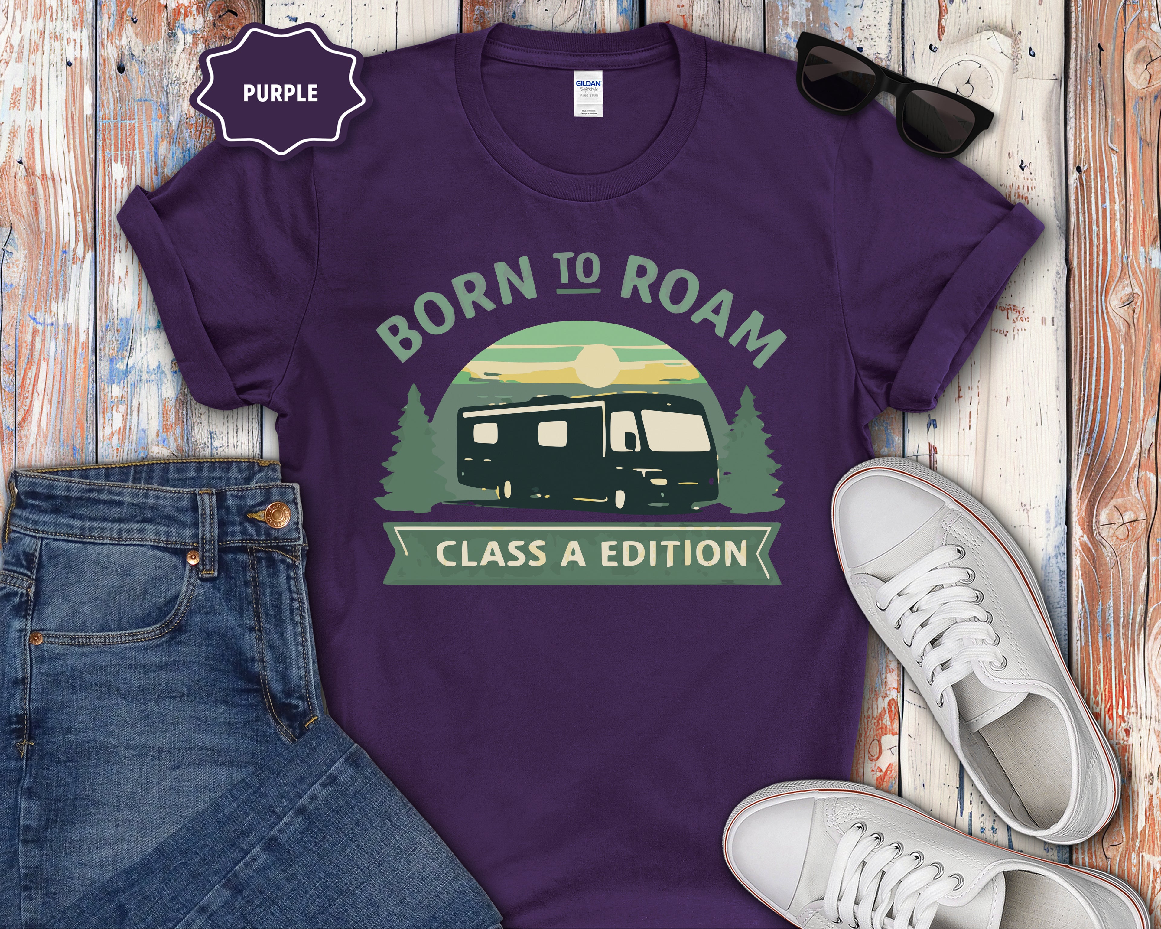 Born to Roam RV camper T-Shirt