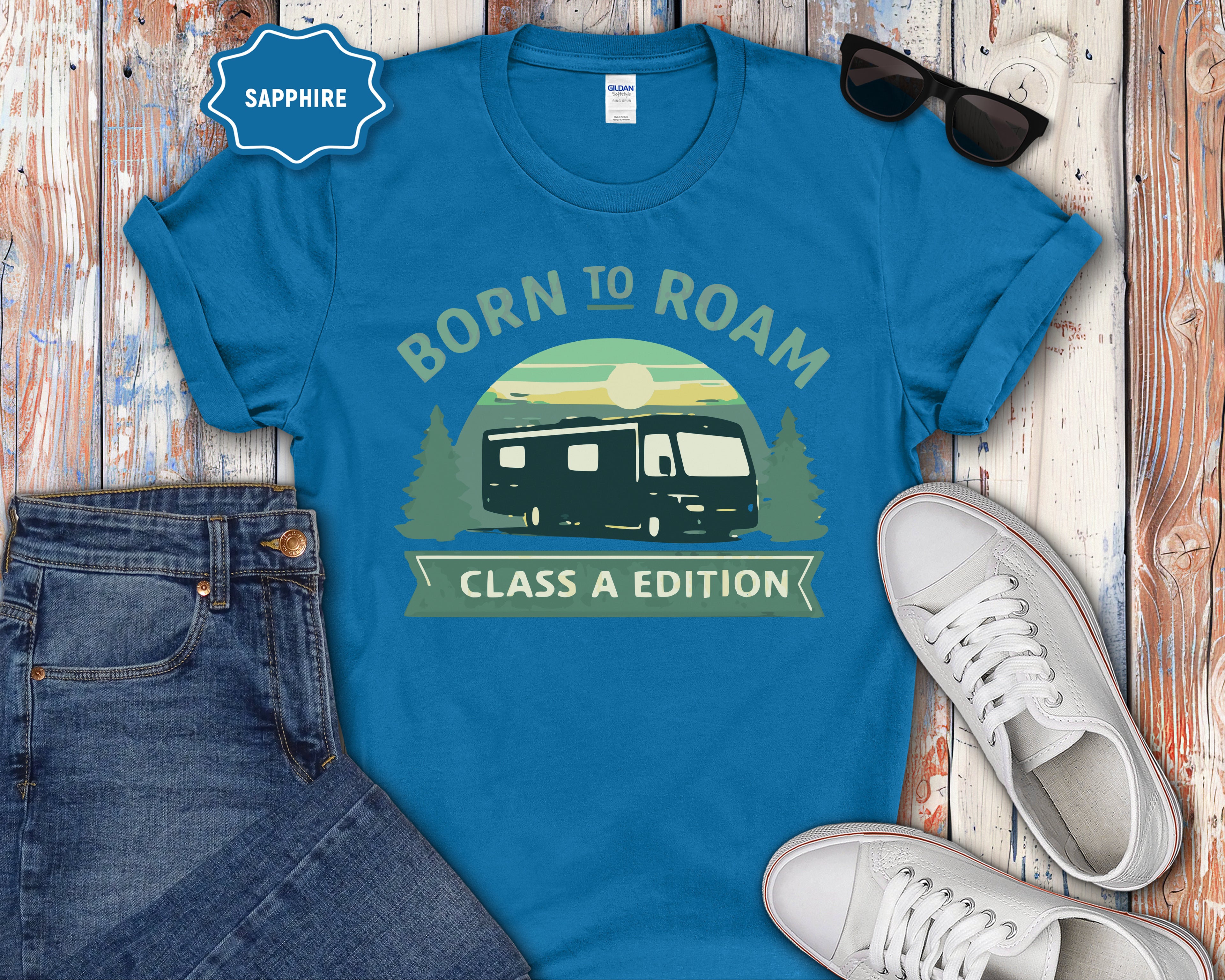 Born to Roam RV camper T-Shirt