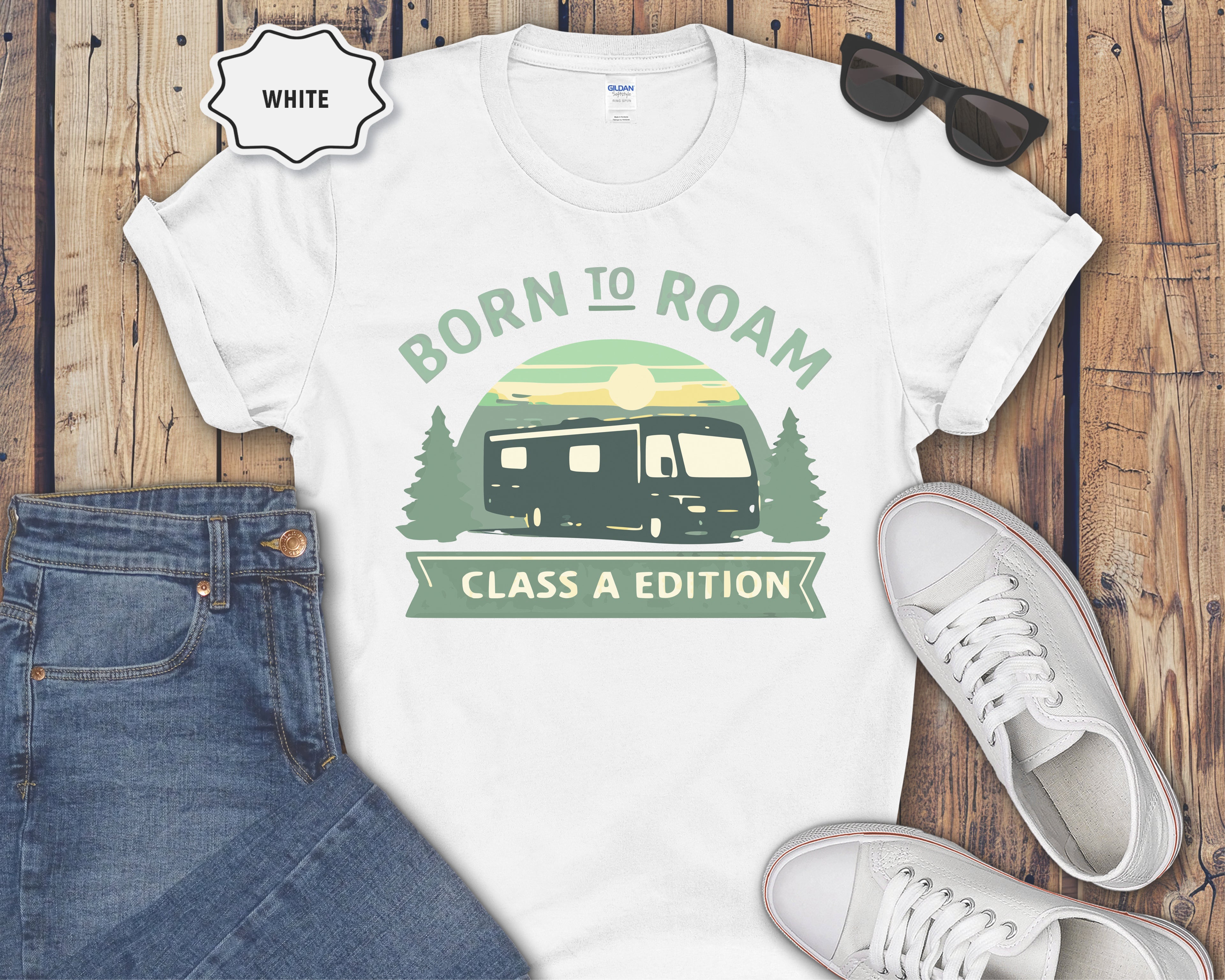 Born to Roam RV camper T-Shirt